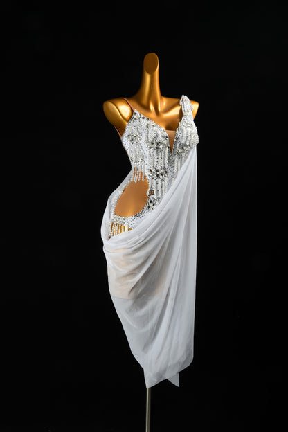 The White Swan Fantasy | Latin Dress For Ladies | DSC_7318