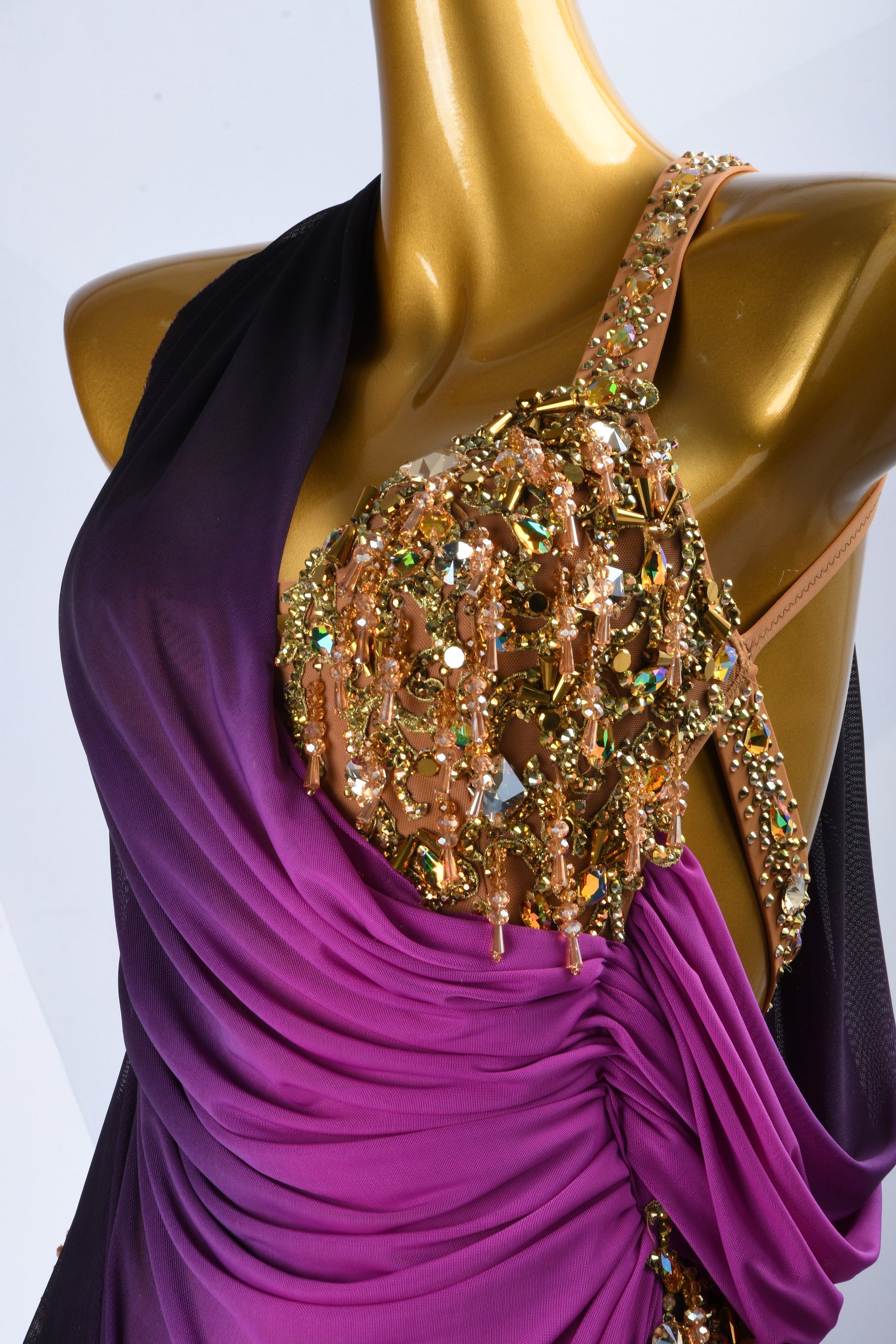 Purple Latin Dress