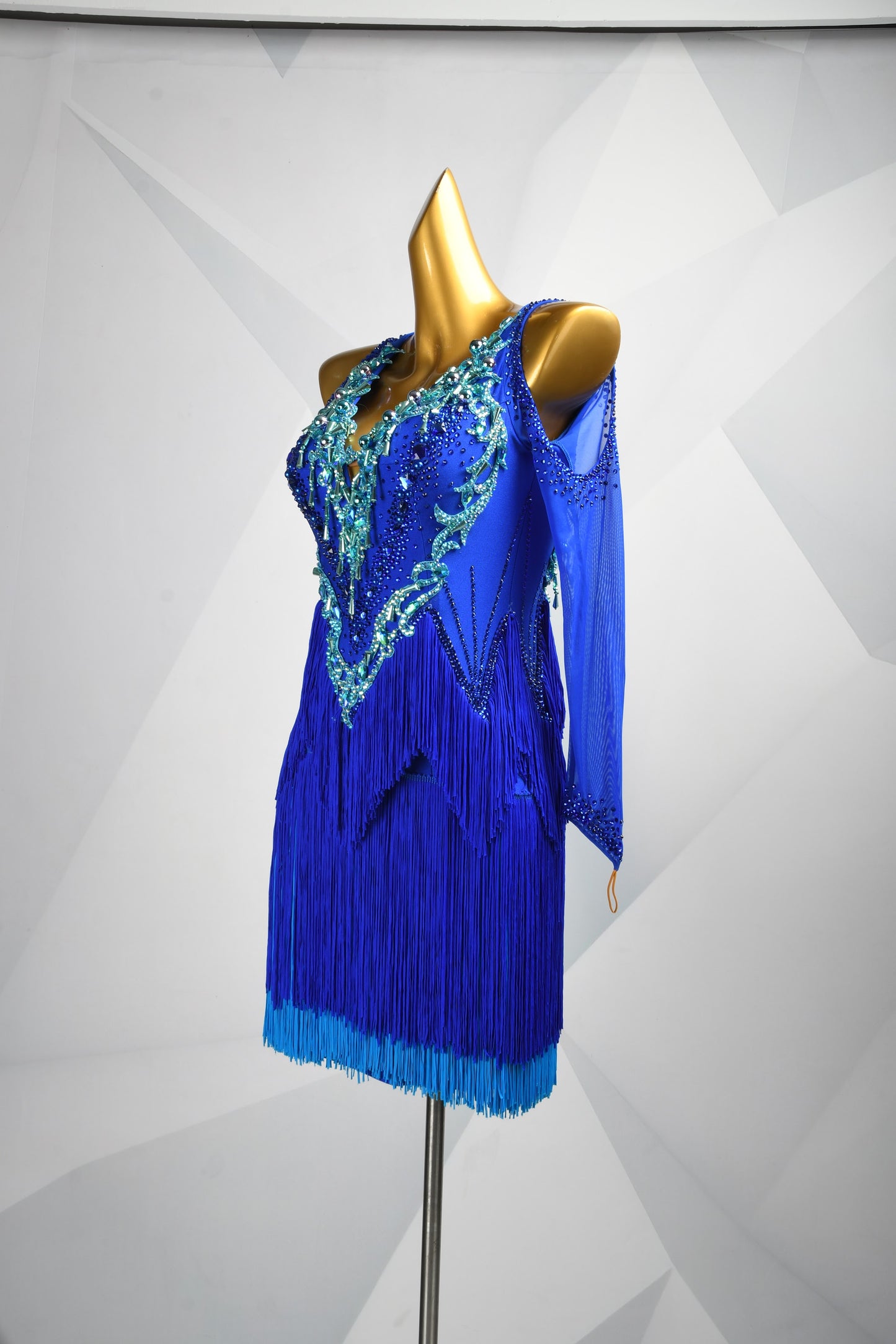 Ocean Flame | Latin Dance Dress | DSC_1036