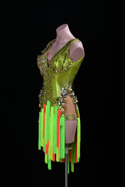 Neon Mirage | Latin Competition Dress | DSC_1380