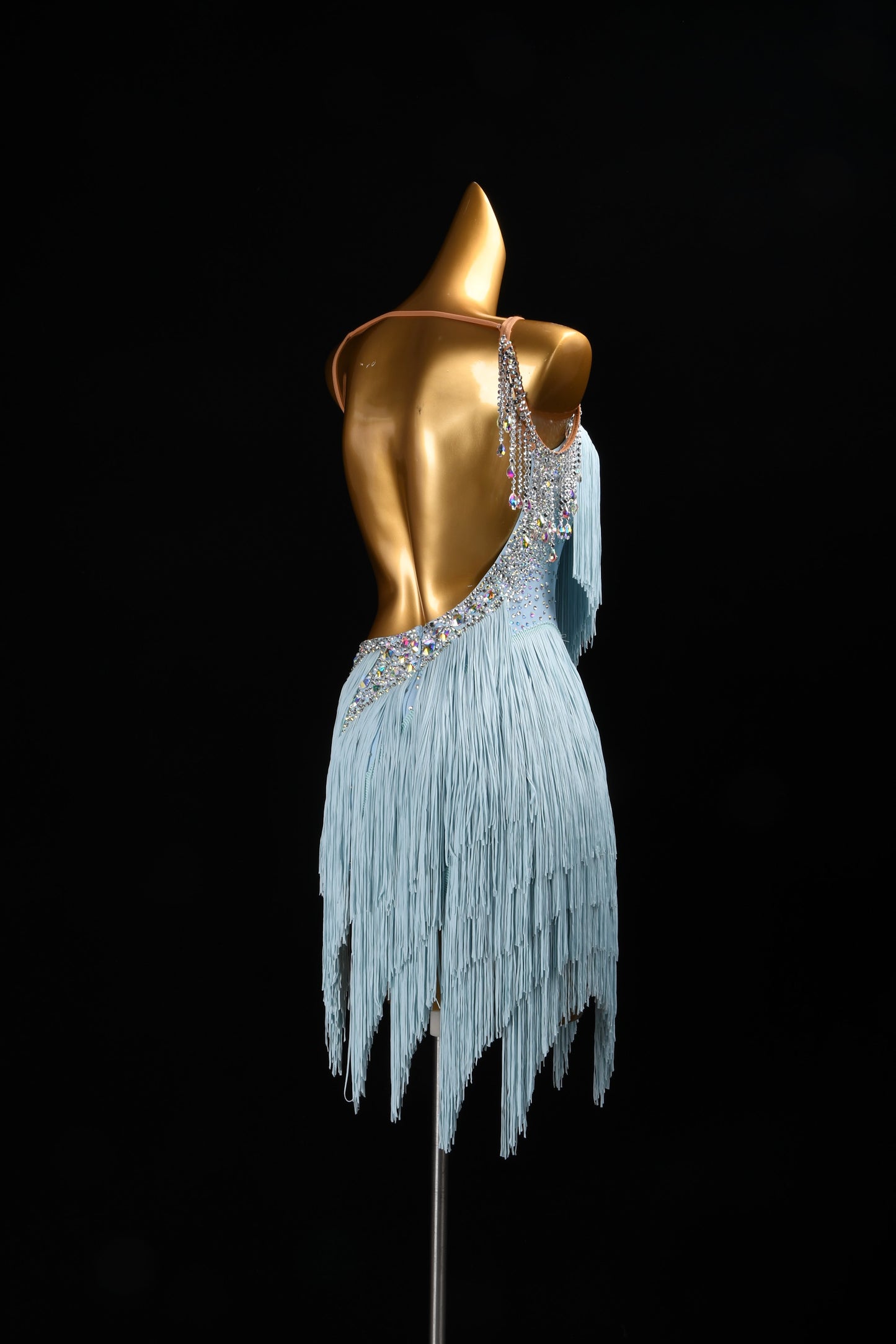 A Vision of Ice and Stardust | Latin Performance Dress | DSC_9024