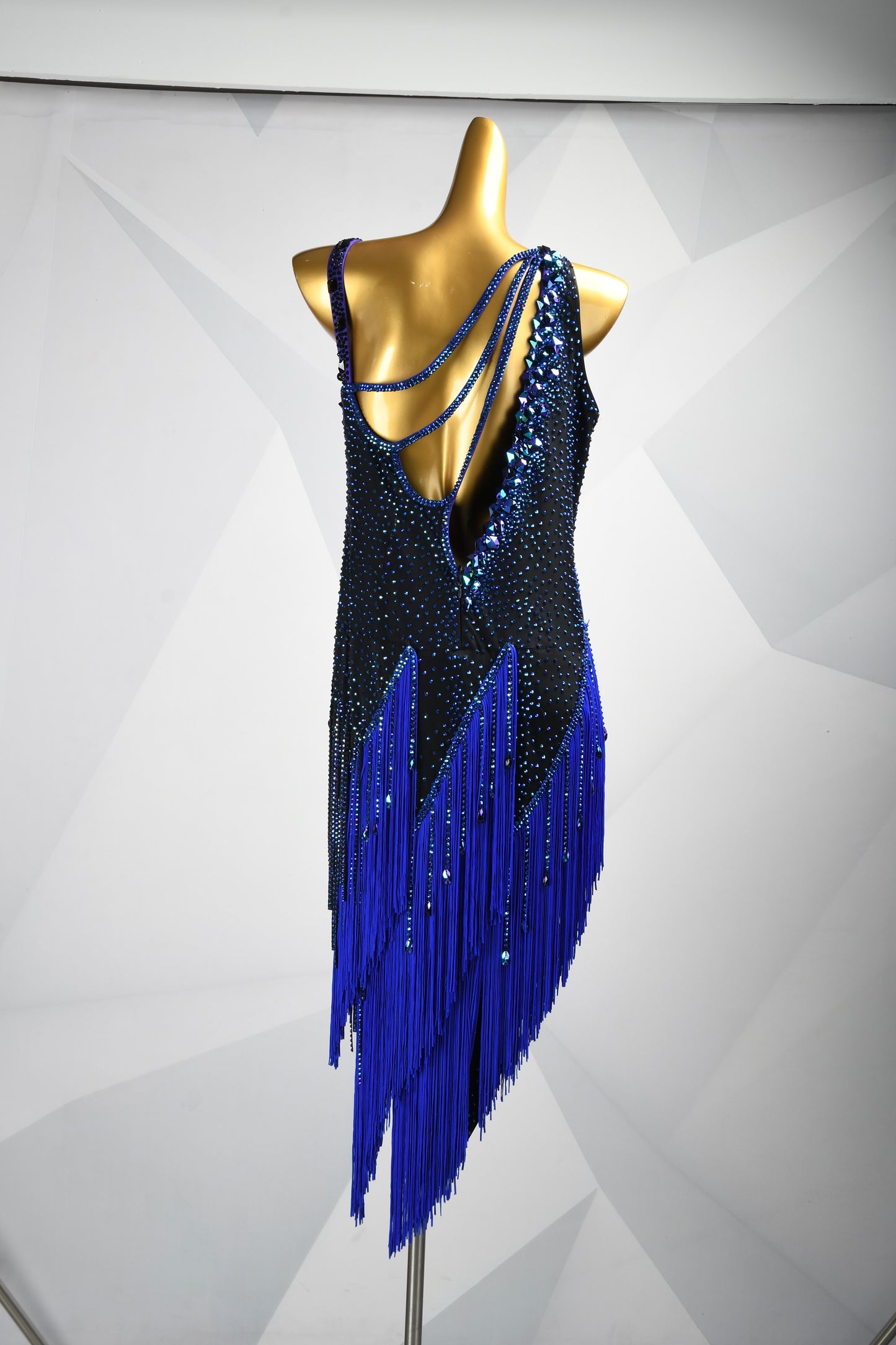 Cosmic Indigo | Custom Latin Dress | DSC_9149