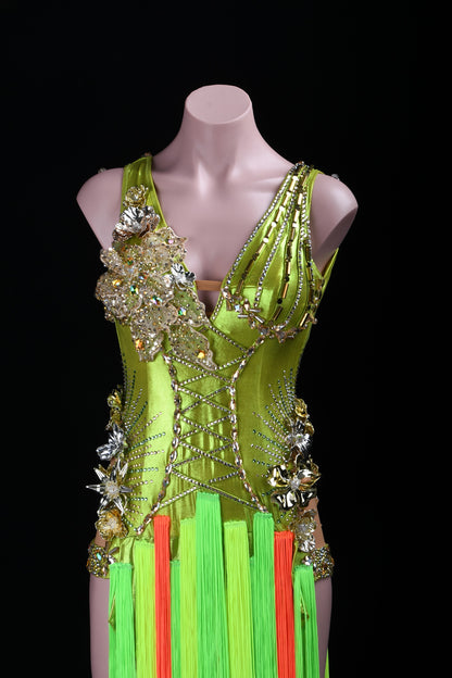 Neon Mirage | Latin Competition Dress | DSC_1380