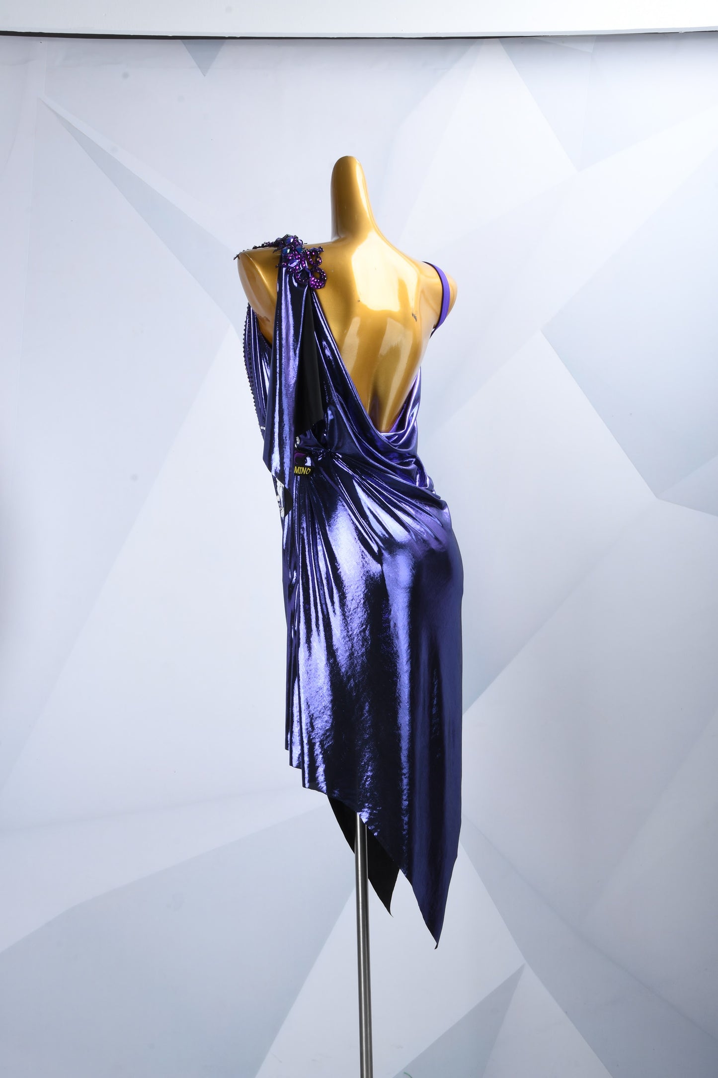 Purple Custom Made Latin Dress