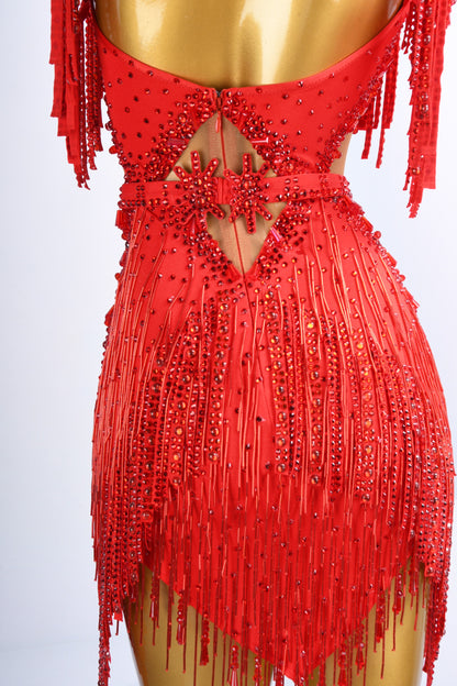 Red Latin Dress