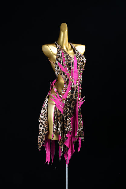 Flaming Wildflower | Latin Rhinestone Dress | DSC_7914