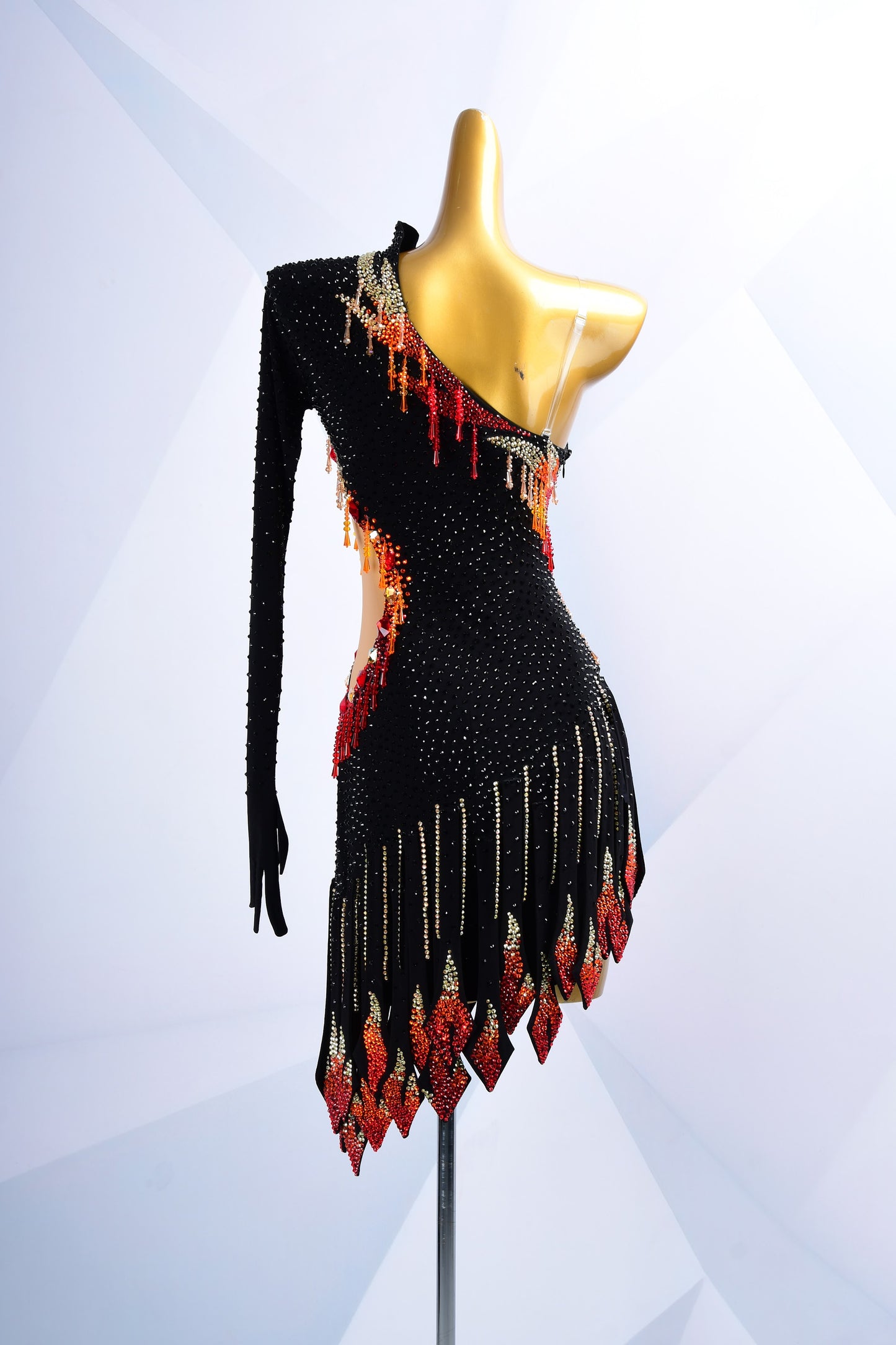 A Slow Burn in Scarlet | Latin Dress For Sale | DSC_4393
