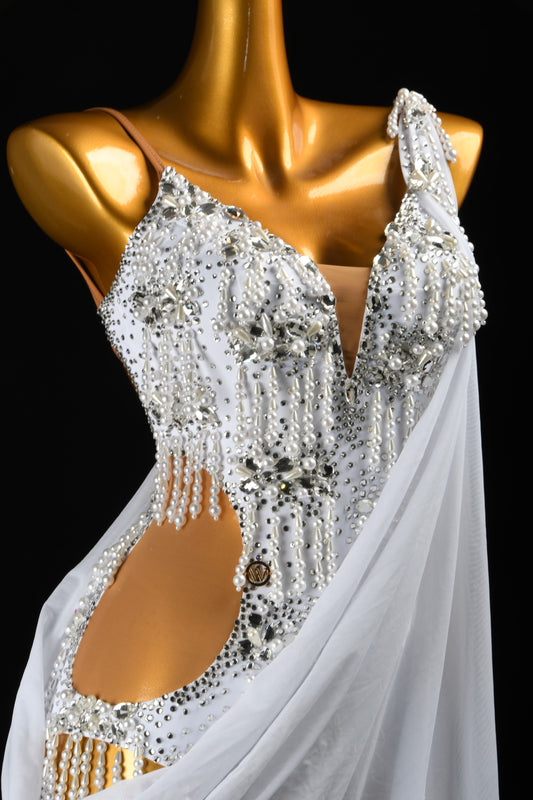 The White Swan Fantasy | Latin Dress For Ladies | DSC_7318