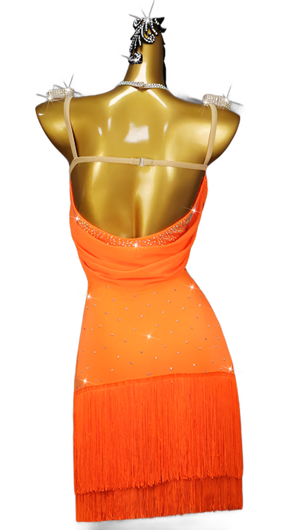 Latin Dance Dress | Custom - Made | QY04Dance Dressing