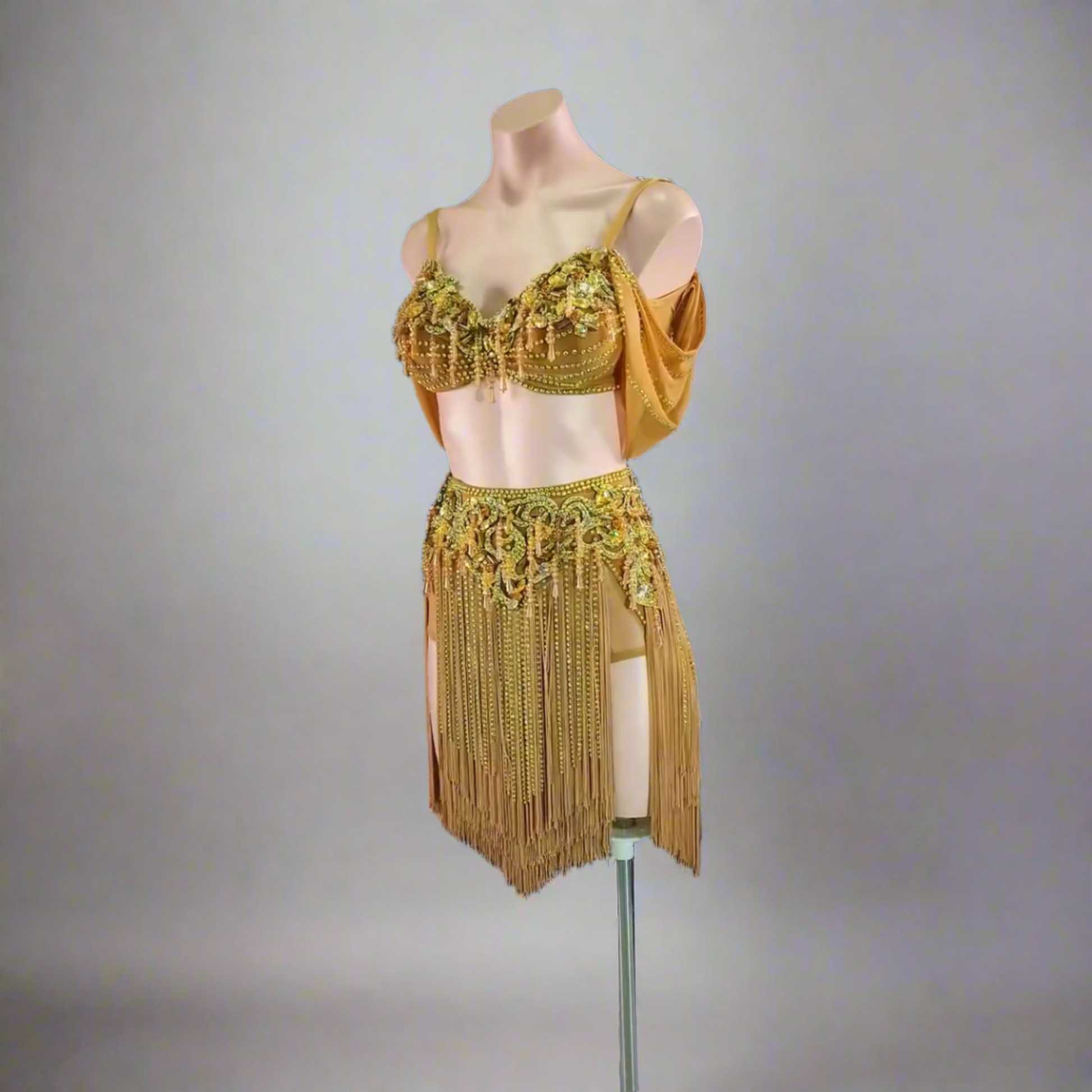 Liquid Gold Dress | Custom Made | DanceDressing Liquid Gold Dress | Custom Made | DanceDressing