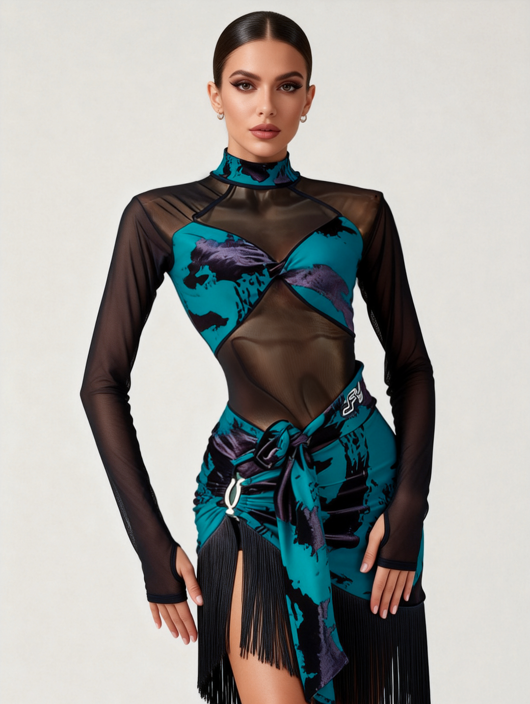 Sheer Details Latin Set | ALW212