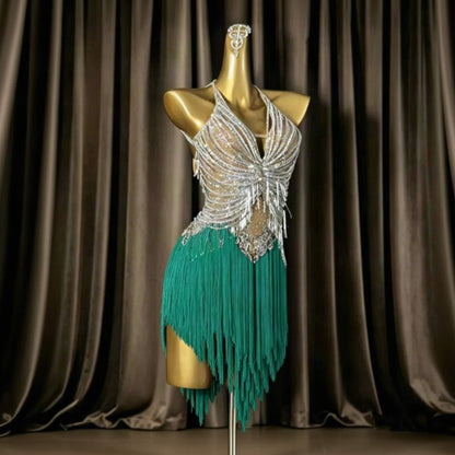 Crystal Latin Dress