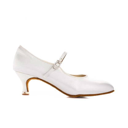 Style 137 - White Satin Standard Shoes