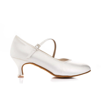 Style 138 - White Satin Standard Shoes