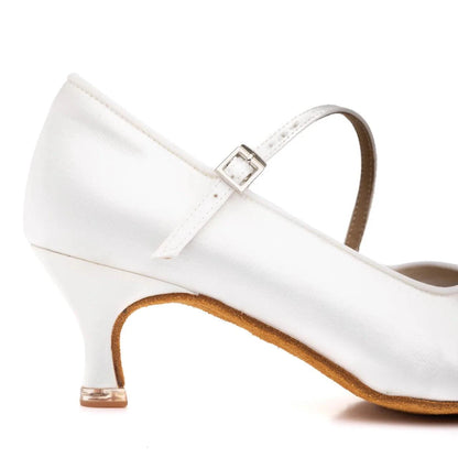 Style 138 - White Satin Standard Shoes