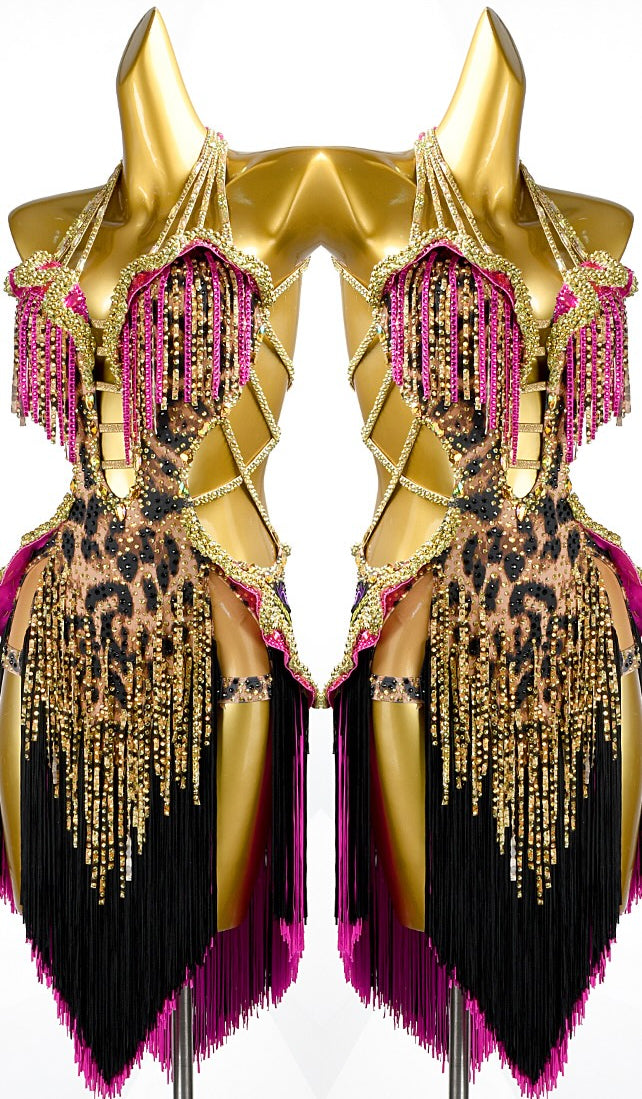 Custom Latin Dance Dress For Woman