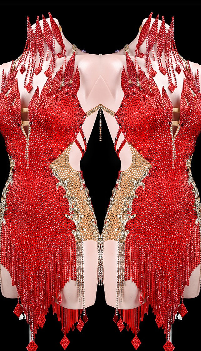 Latin Competition Dress For Sale