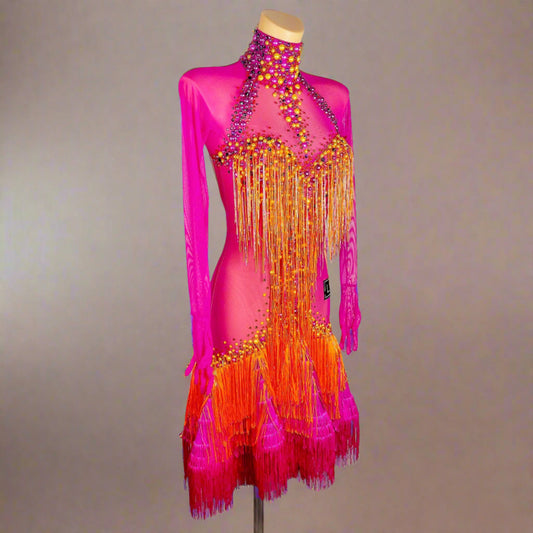 Latin Dance Dress | Rhythm Dance Dresses | Free Shipping Worldwide | tagged "color_pink" DDressing | The Dance Dressing Shop Latin Dance Dress | Rhythm Dance Dresses | Free Shipping Worldwide | tagged "color_pink" DDressing | The Dance Dressing Shop