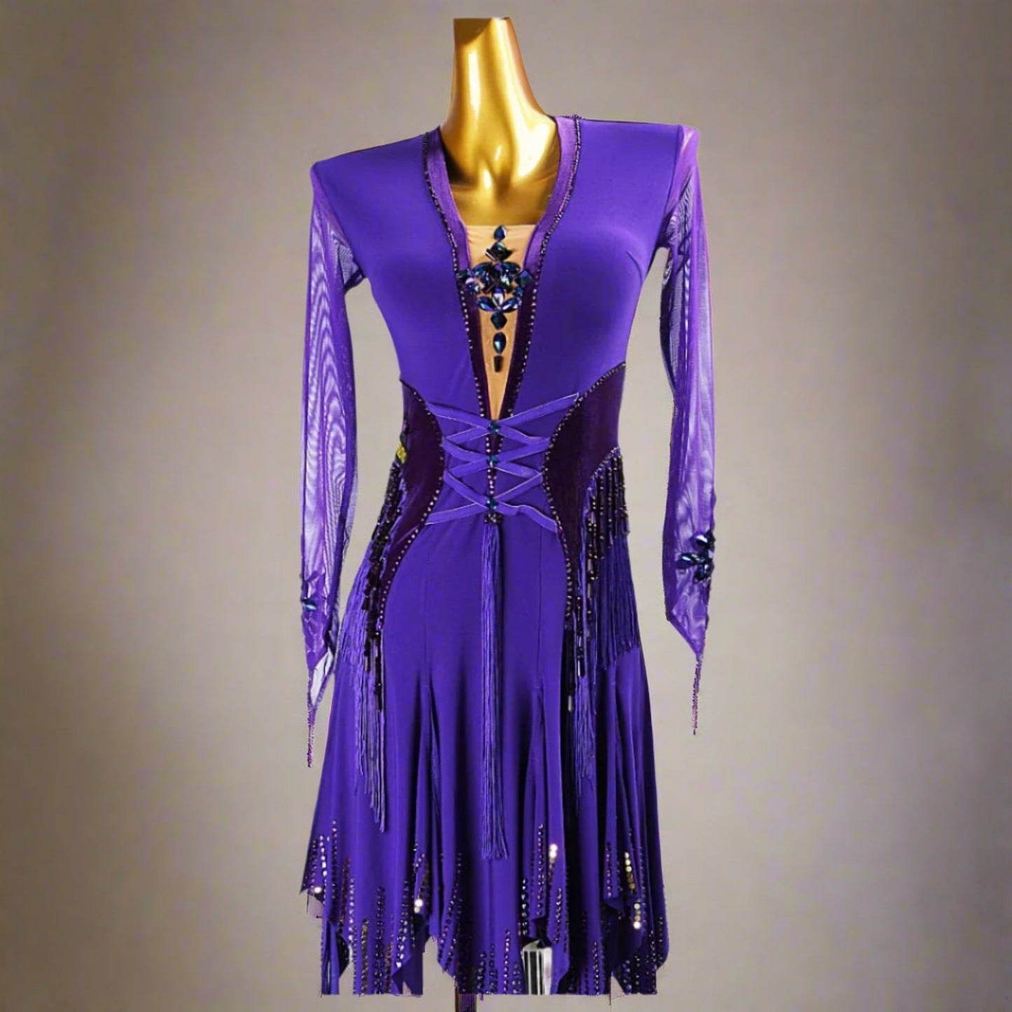 Midnight Orchid Dress