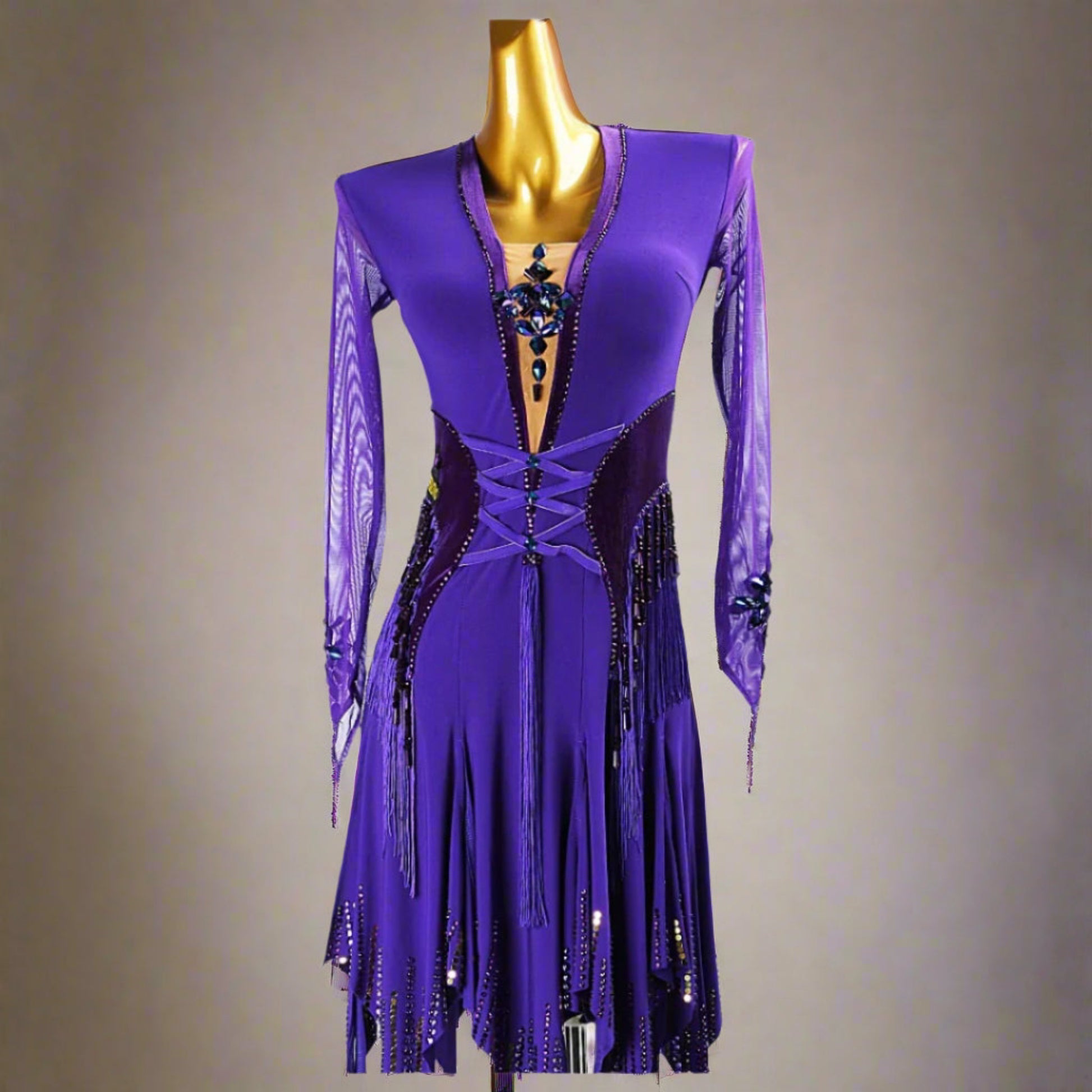 Midnight Orchid Dress