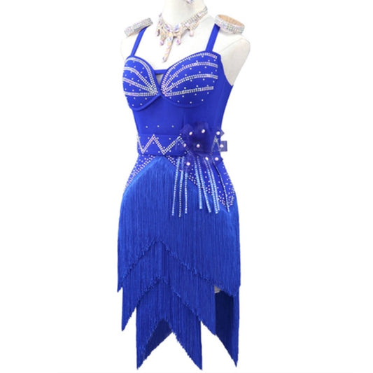 Blue Latin dress