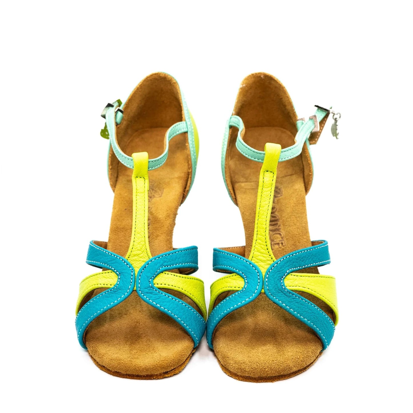 Style 2801 - Green Leather Latin Shoes