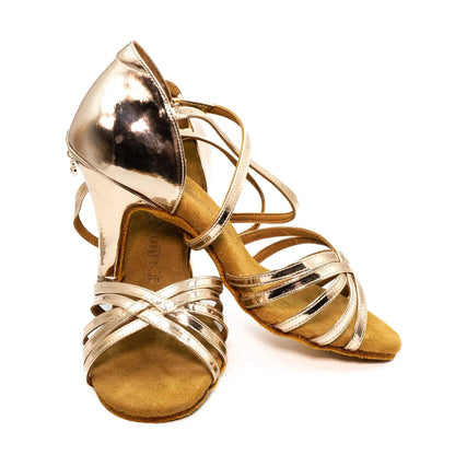 Style 216 - Patent Rose Latin Shoes