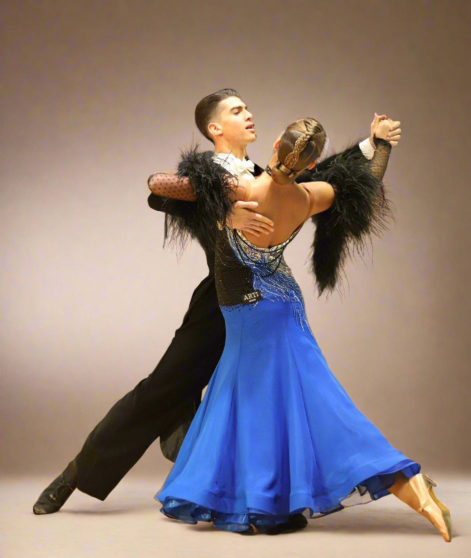 Arti Design Blue & Black Standard DressDance Dressing