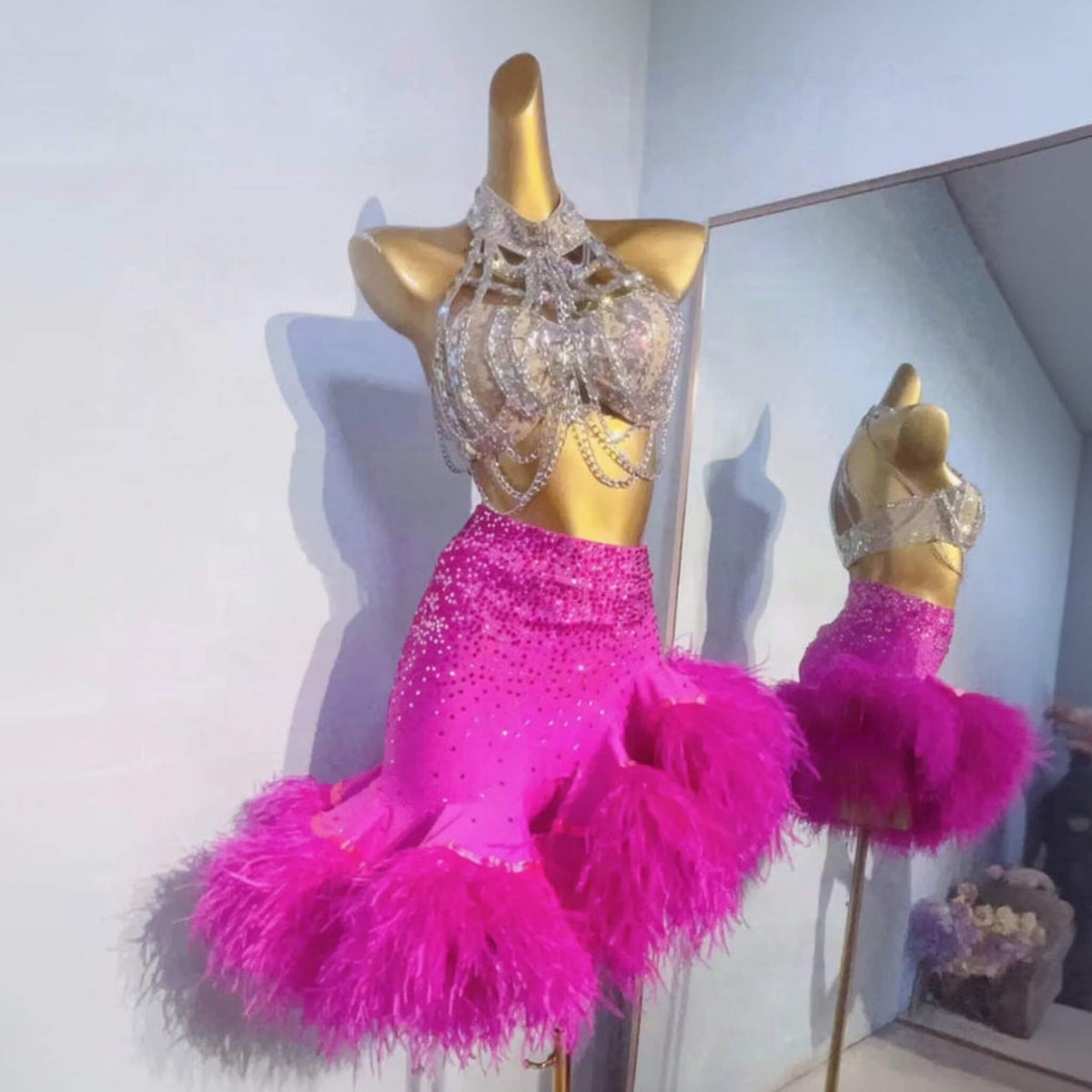 Crystal dance dress 