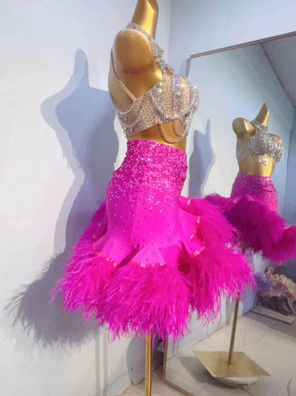 Crystal dance dress 