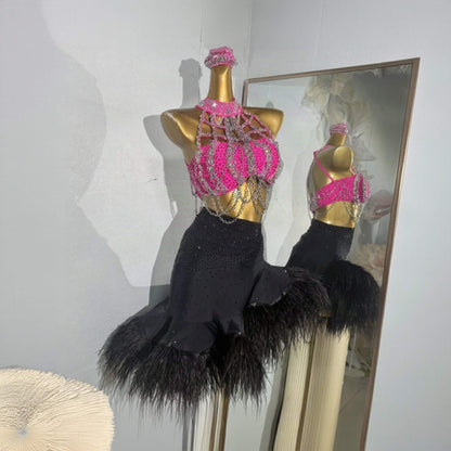 Crystal dance dress 