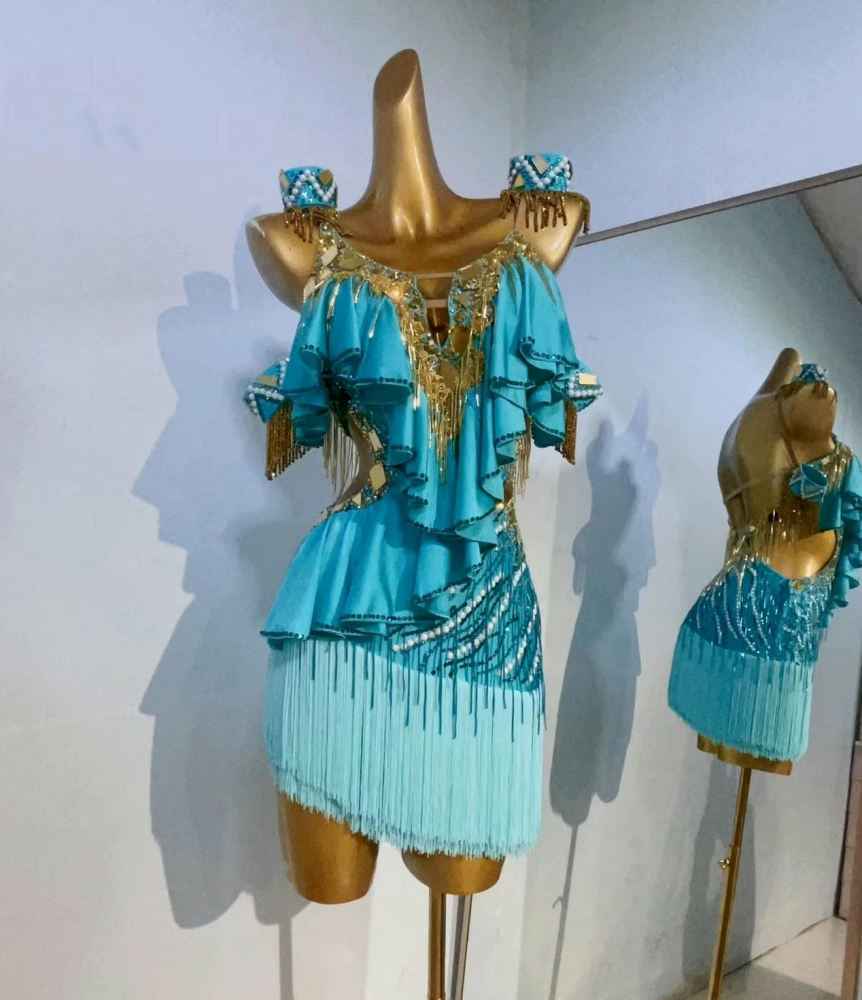 Chasing Stardust | Latin Dress For Girls | DC238