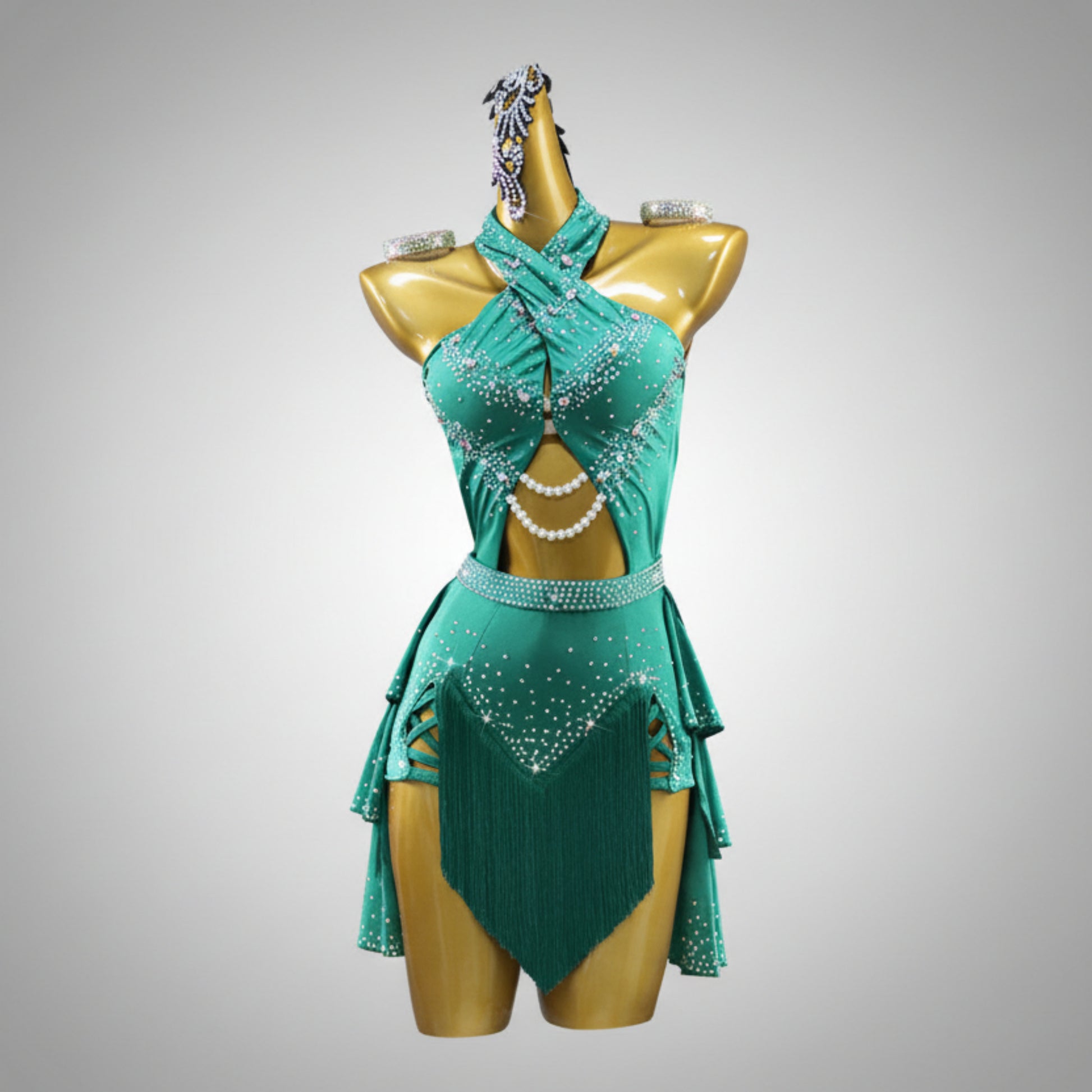 Woman Custom Made Latin Dress