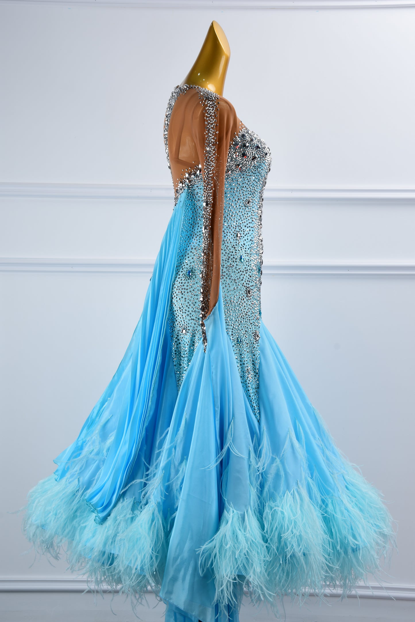 Ballroom Dress With Sleeves