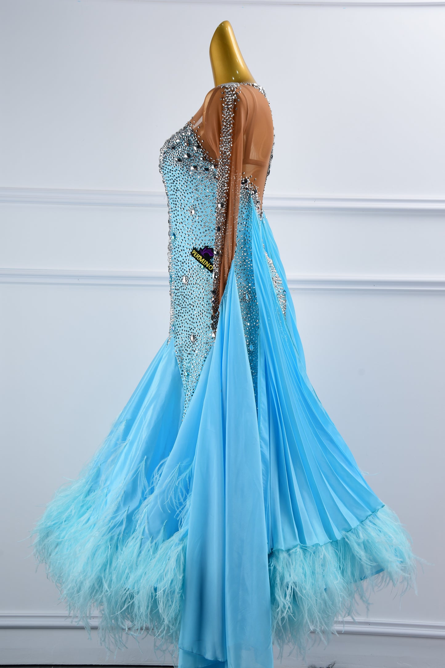 Ballroom Dress With Sleeves