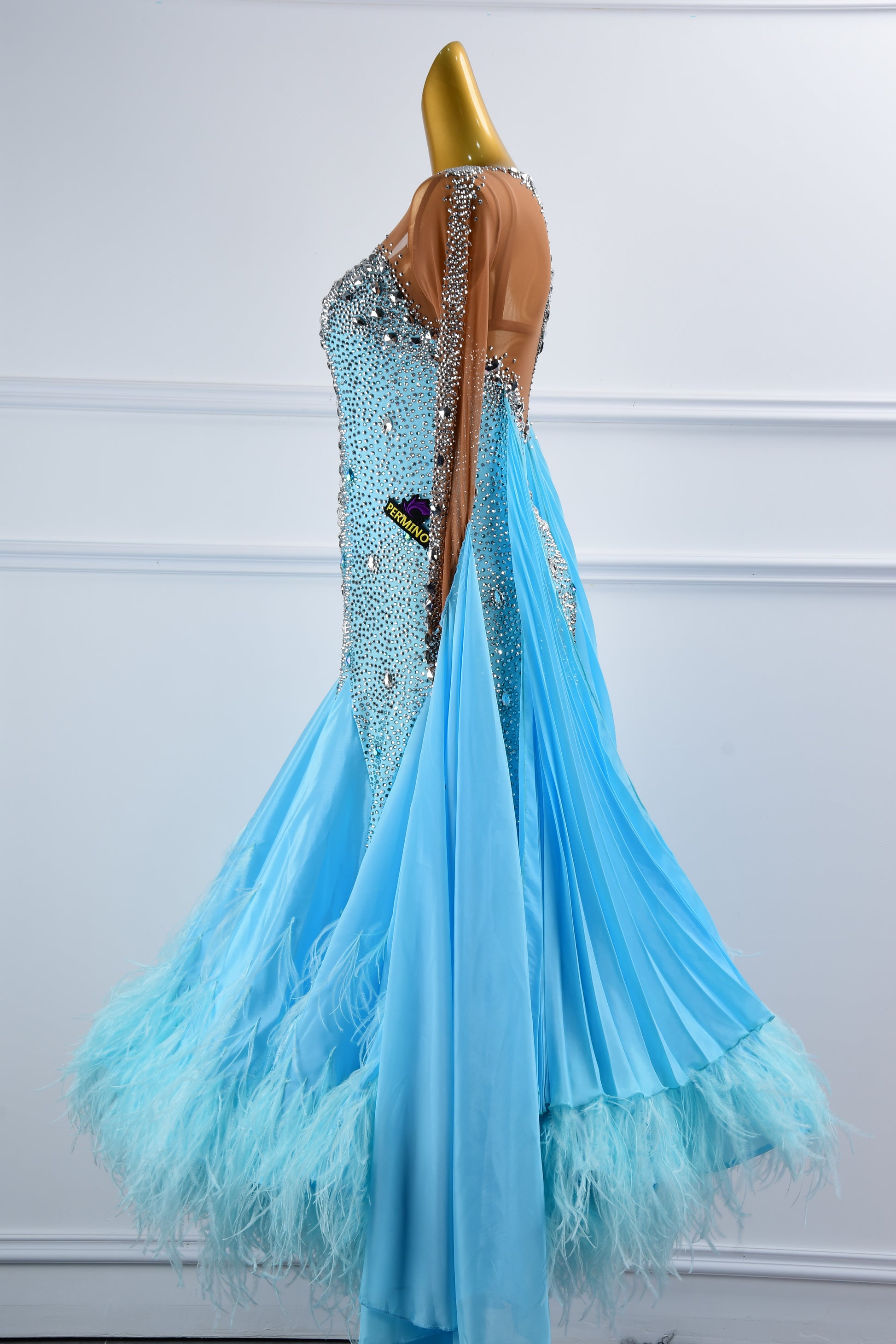 Ballroom Dress With Sleeves