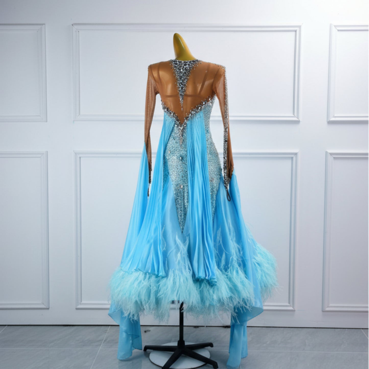 Ballroom Dress With Sleeves