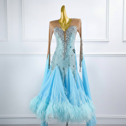 Ballroom Dress With Sleeves