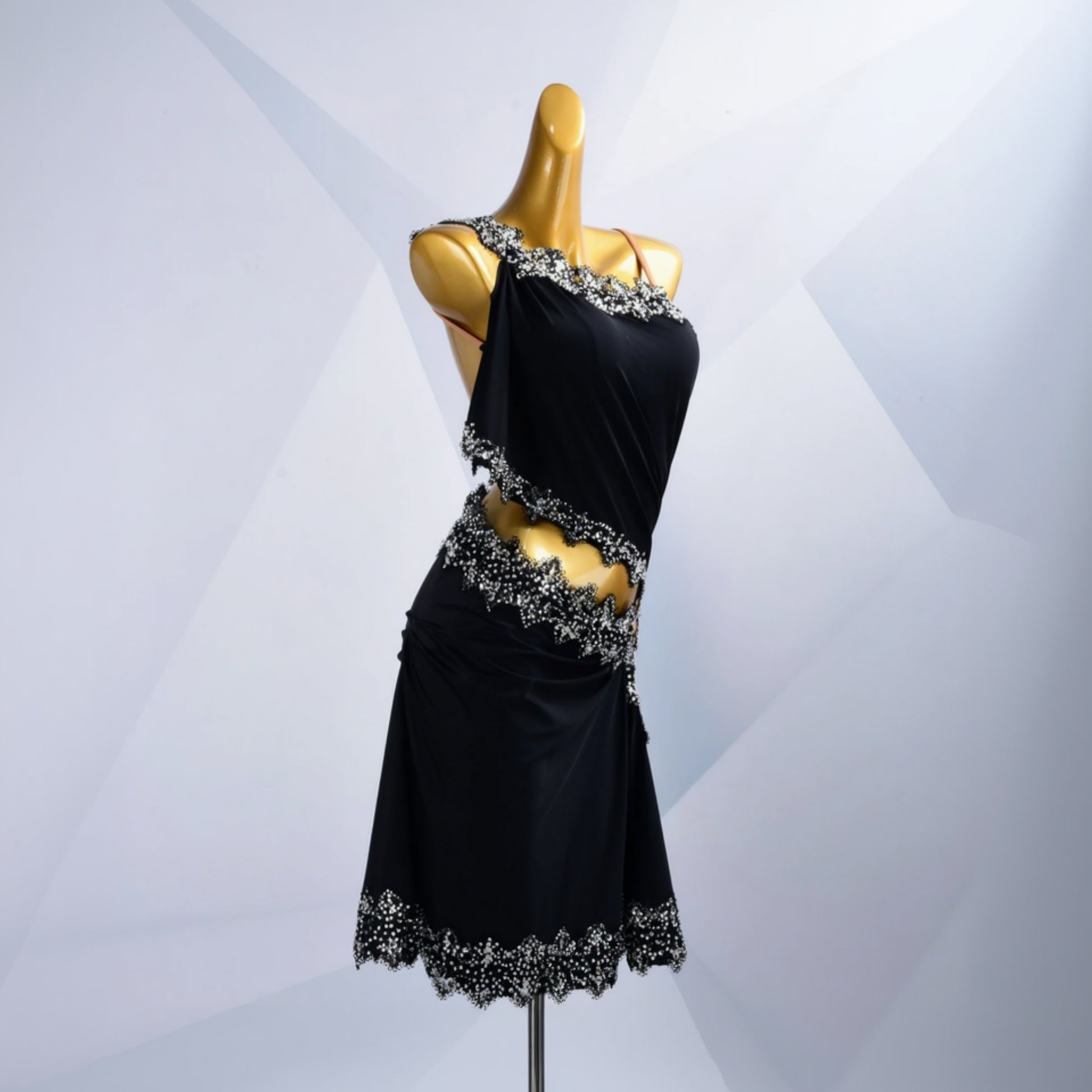 Black Latin Dress For Ladies
