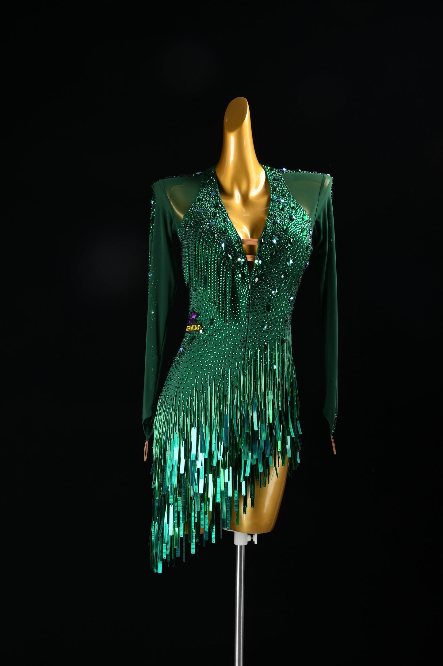 Green Latin Dress