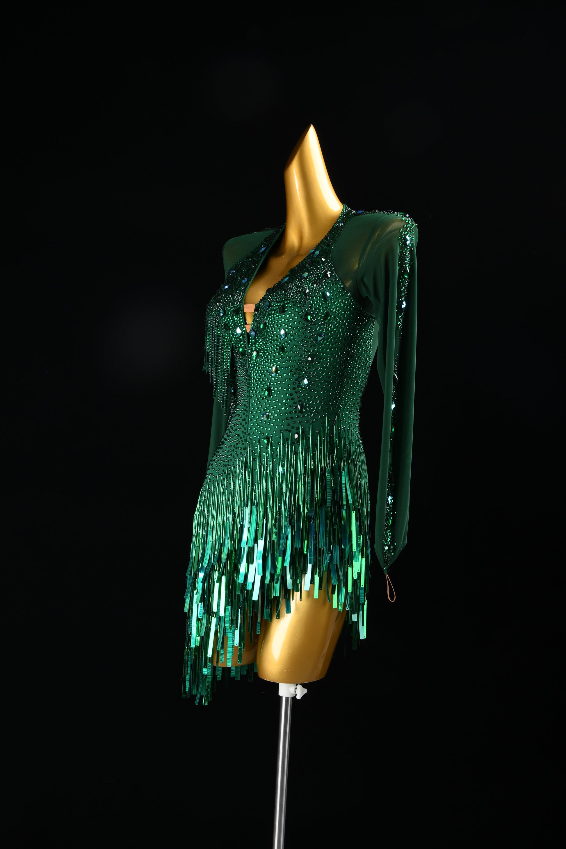 Green Latin Dress