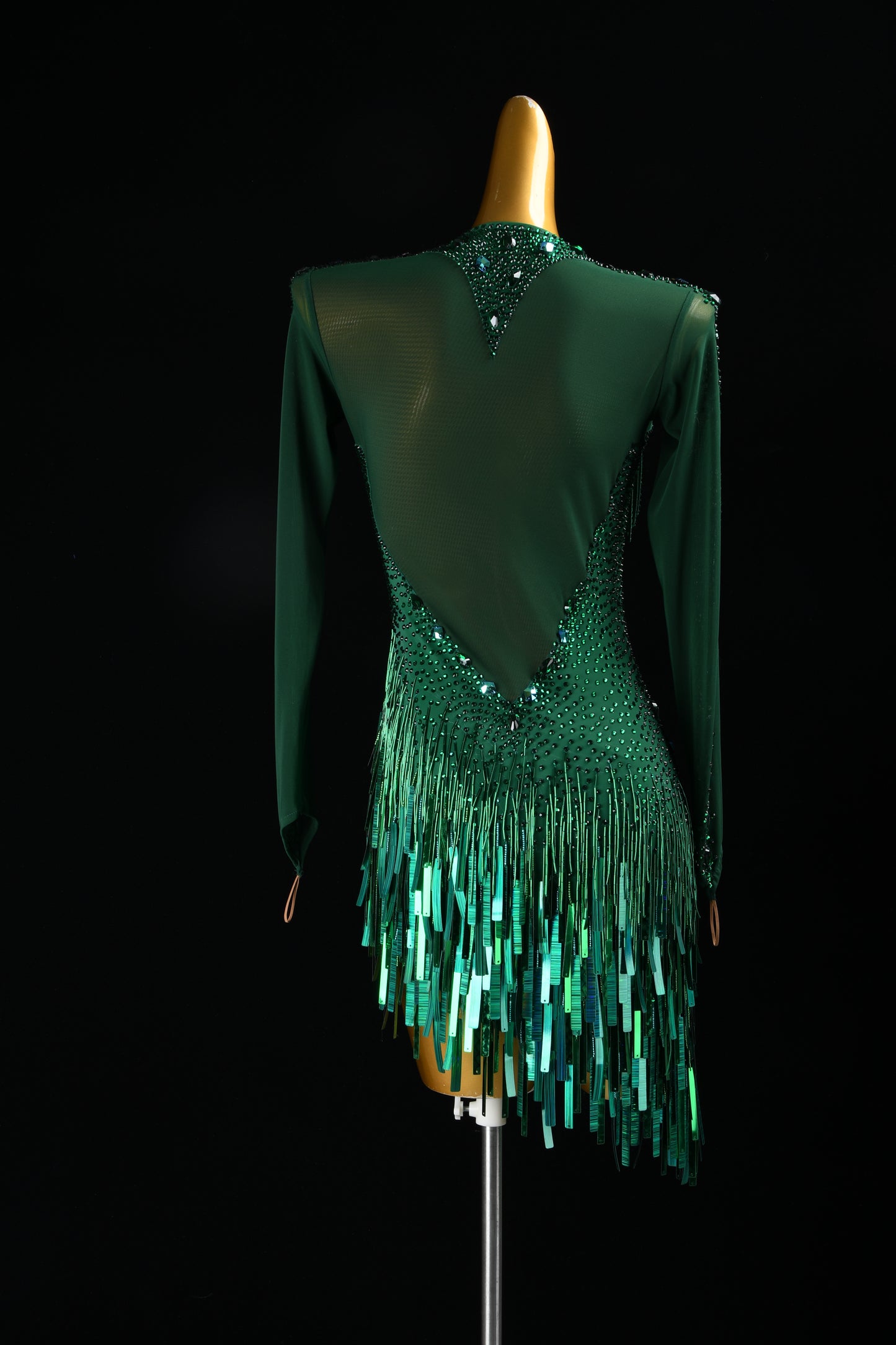 Green Latin Dress