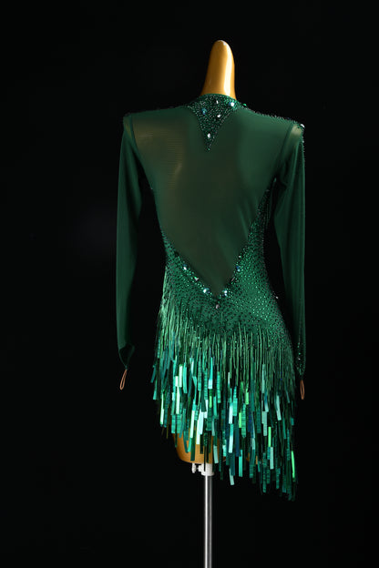 Green Latin Dress