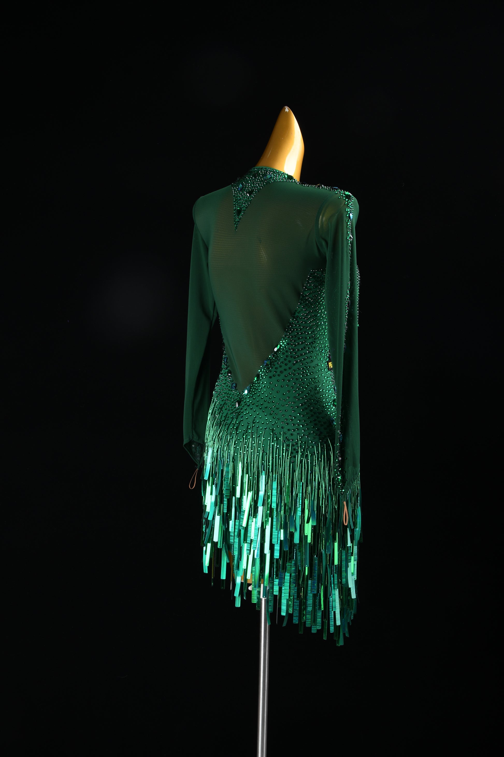 Green Latin Dress