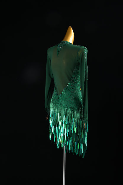 Green Latin Dress