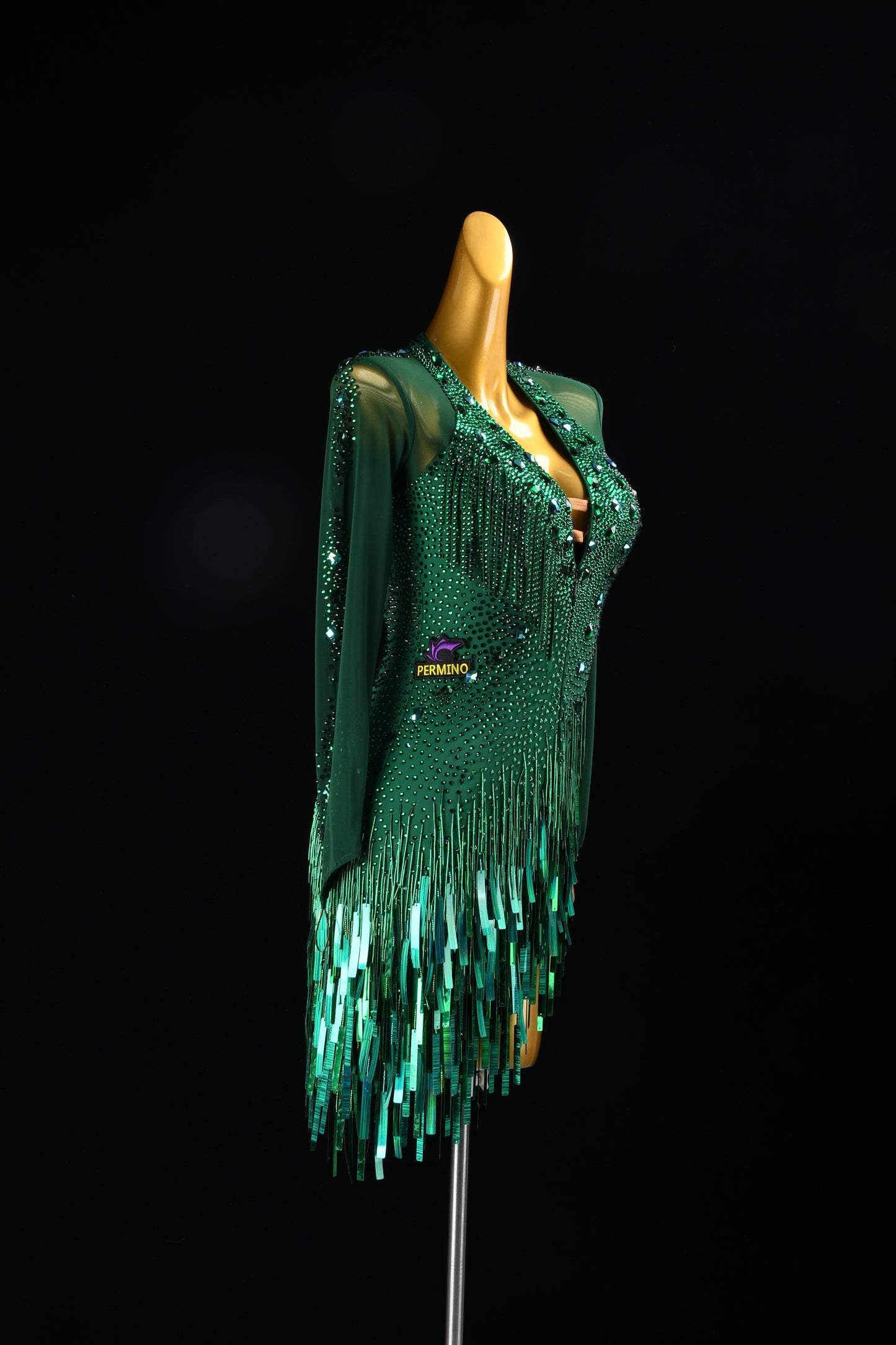 Green Latin Dress