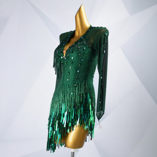 Green Latin Dress