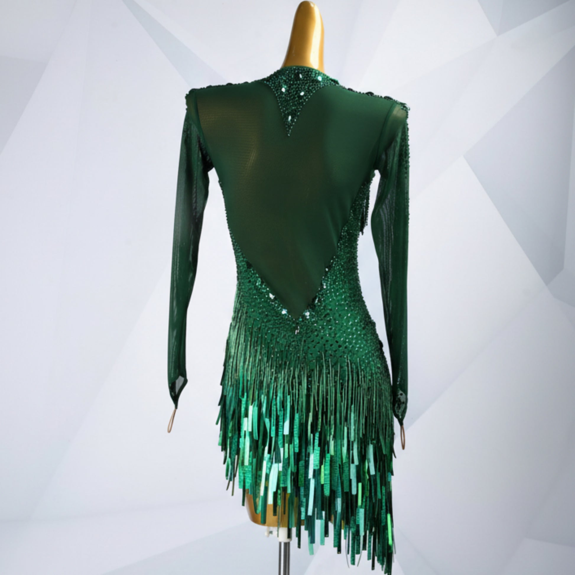 Green Latin Dress