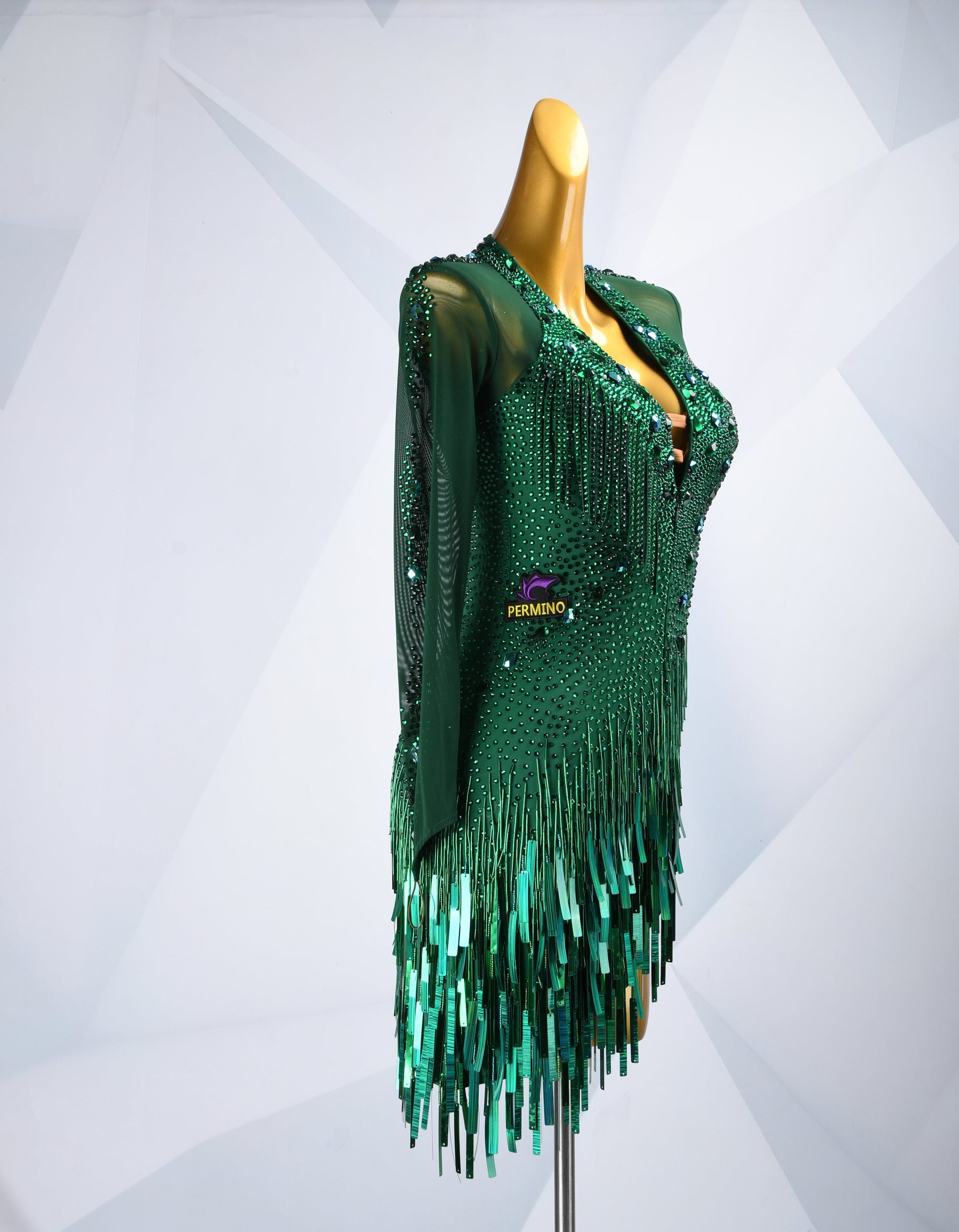 Green Latin Dress
