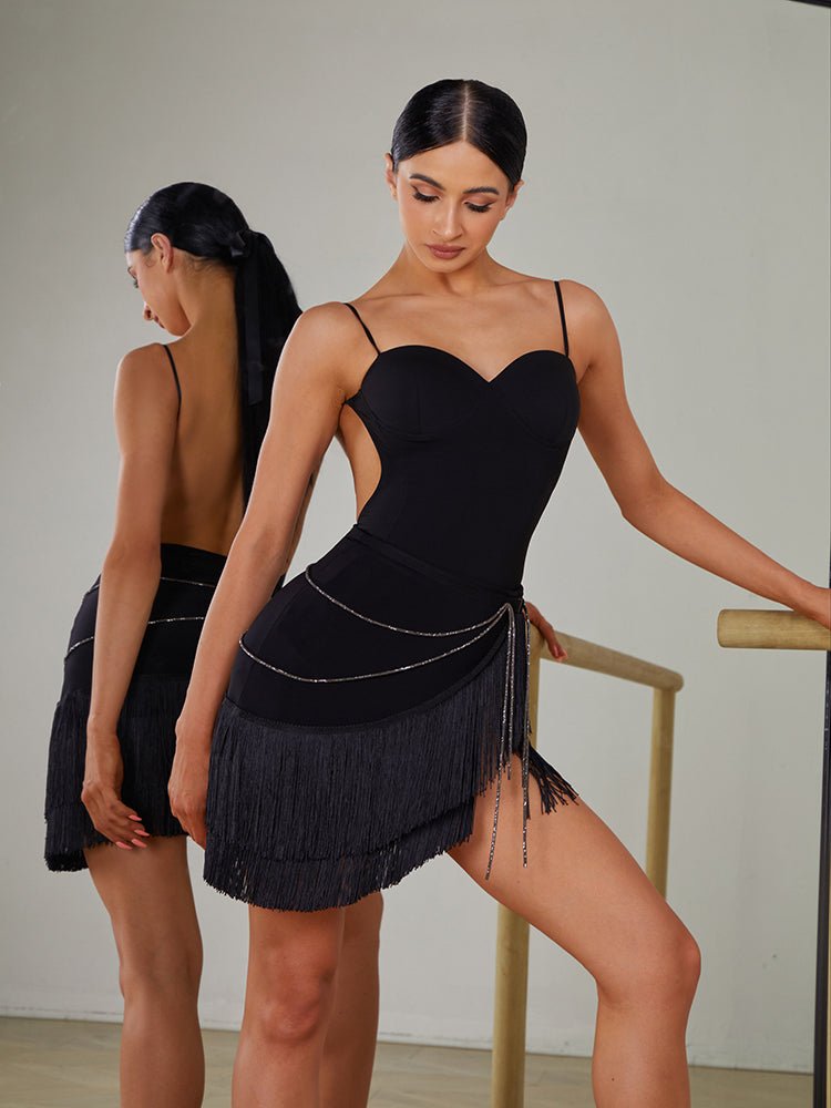 latin cocktail dress Latin Dance Dress Salsa Tango Cha cha Ballroom Rhinestone Competition Dress 373